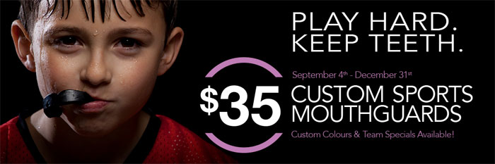 Sports Mouth Guard Banner