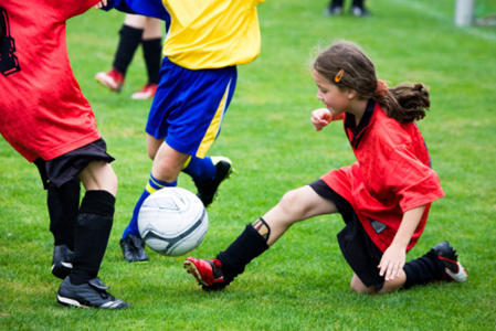 Childern Participates in Athletic Activity